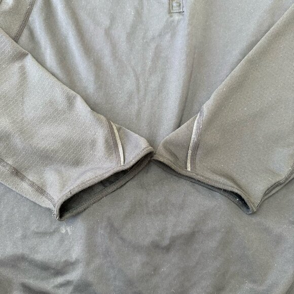 Nike Running Jacket Pullover Mens Medium 1/2 Zip Running Stretch Dri-Fit  Black - Picture 7 of 9